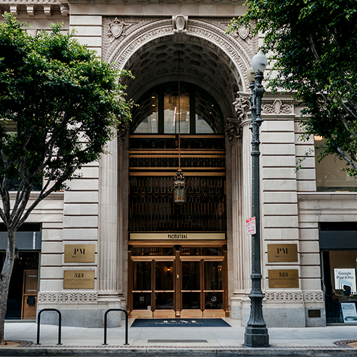 Front entrance of Impact LA Office